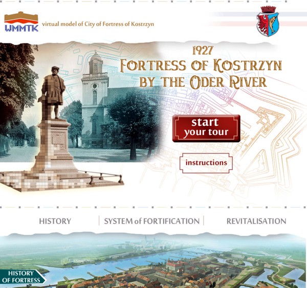 Kostrzyn fortress (PL) virtual model is ready