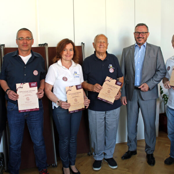 Germersheim (DE): Tour guides honoured with FORTE CULTURA® certificate