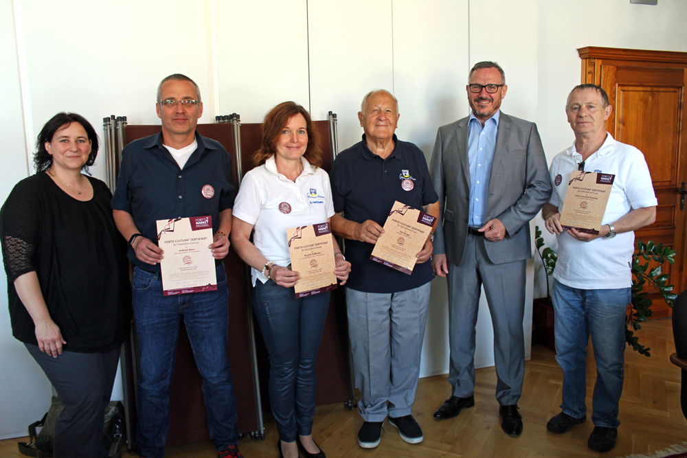 Germersheim (DE): Tour guides honoured with FORTE CULTURA® certificate